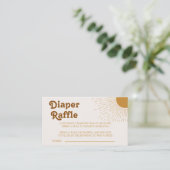 Bohemian hier komt het Baby shower van de Zoon Informatiekaartje (Staand voorkant)