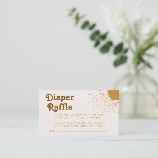 Bohemian hier komt het Baby shower van de Zoon Informatiekaartje (Staand voorkant)