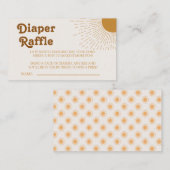 Bohemian hier komt het Baby shower van de Zoon Informatiekaartje (Voorkant / Achterkant)