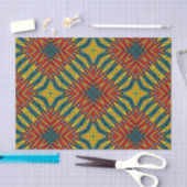 Bohemian Hippie Red Blue Yellow Ethnic Tribal Tissuepapier (Craft)