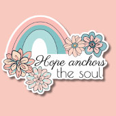 Bohemian Hope verankert de Ziel Waterdicht Sticker