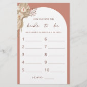 Bohemian How old was the bride douche flyer (Voorkant)