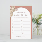 Bohemian How old was the bride douche game (Staand voorkant)