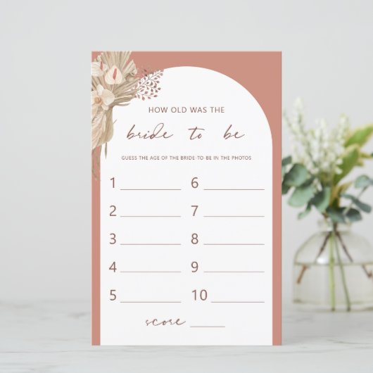 Bohemian How old was the bride douche game (Staand voorkant)