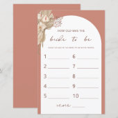 Bohemian How old was the bride douche game (Voorkant / Achterkant)