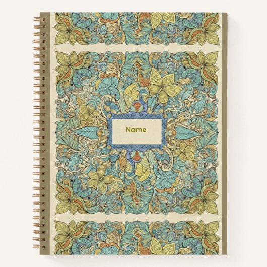 Bohemian Intricate Mandala & Butterfly Hardcover  Notitieboek (Voorkant)