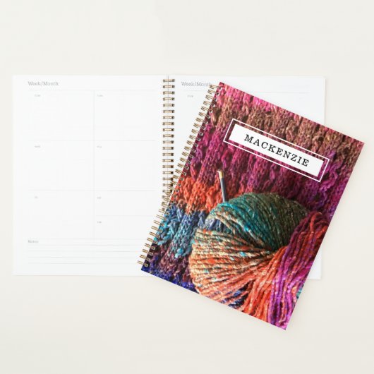 Bohemian Knitting met naam Planner (Display)