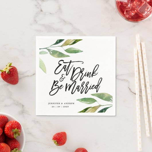 Bohemian laat bruiloft servet (Insitu)