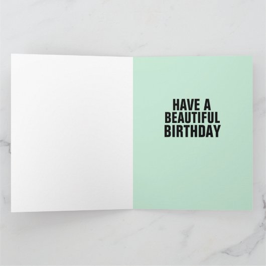 BOHEMIAN LADY GYPSY SOUL BIRTHDAY BIG KAART (Binnen)