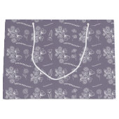 Bohemian Lavender Botanical Floral Groot Cadeauzakje (Voorkant)