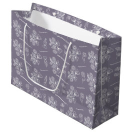 Bohemian Lavender Botanical Floral Groot Cadeauzakje