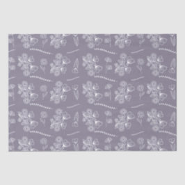 Bohemian Lavender Botanical Floral Tissuepapier