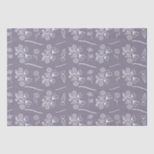 Bohemian Lavender Botanical Floral Tissuepapier