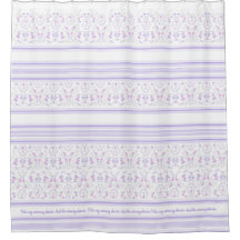 Bohemian Lavender Waterverf Floral Toile