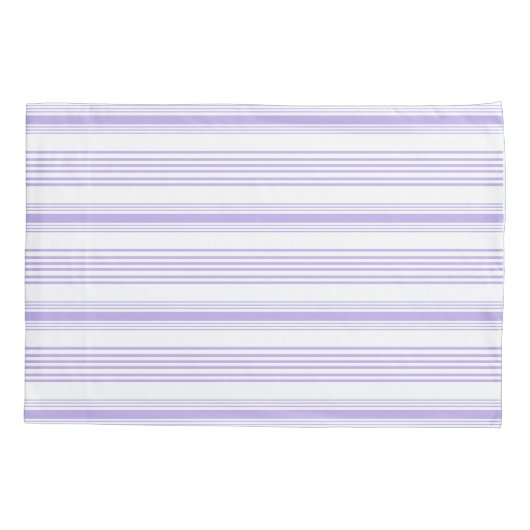 Bohemian Lavender Waterverf Floral Toile Kussensloop (Achterkant)