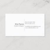 BOHEMIAN LEAF KRANS LOGO in GOUD Visitekaartje (Achterkant)