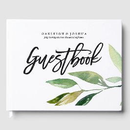 Bohemian Leaves Bruiloft Gastenboek