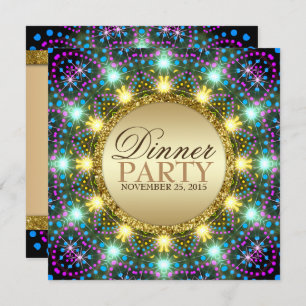 Bohemian Lights Gold Sparkle Colours Kaart