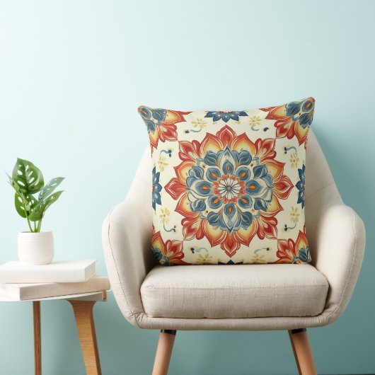 Bohemian Mandala Decoratief Kussen (Stoel)