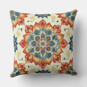 Bohemian Mandala Decoratief Kussen (Achterkant)