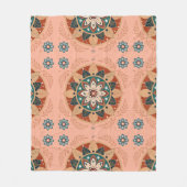 Bohemian Mandala Fleece Deken (Voorkant)