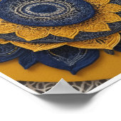 Bohemian mandala kunstwerk Poster kamer Decor Wall (Hoek)