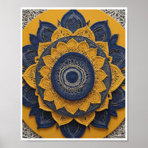 Bohemian mandala kunstwerk Poster kamer Decor Wall