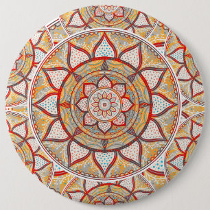 Bohemian Mandala Ronde Button 6,0 Cm