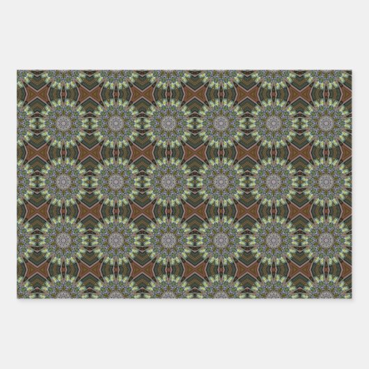 Bohemian Medalion Design Inpakpapier Vel (Voorkant)