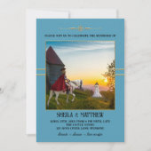 Bohemian Medieval Photo Weddenschap Kaart (Voorkant)