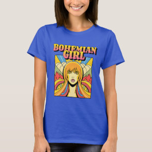 BOHEMIAN MEISJE T-SHIRT DAMES T - SHIRTS