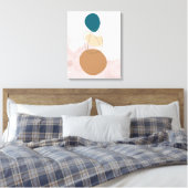 Bohemian Minimal Canvas Art – Neutrale esthetische Afdruk (Insitu (Slaapkamer))