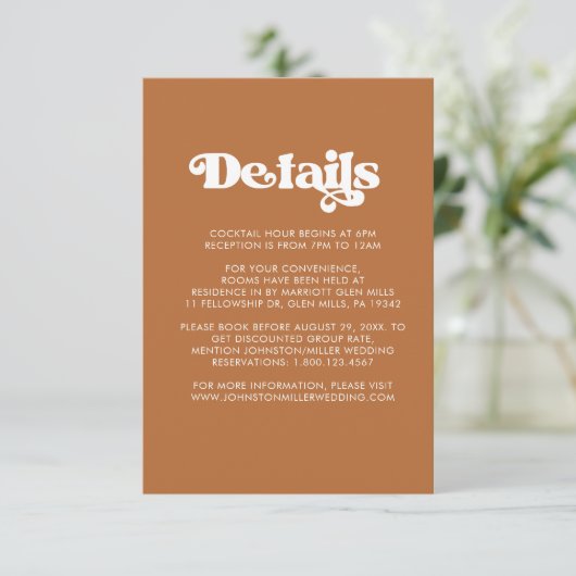 Bohemian Modern Earth Tones Details Enclosure Kaar Kaart (Staand voorkant)