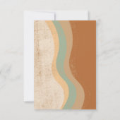 Bohemian Modern Earth Tones Details Enclosure Kaar Kaart (Achterkant)