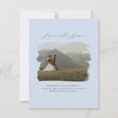 Bohemian Modern Minimalist Save the Date Photo (Voorkant)