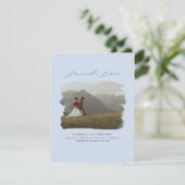 Bohemian Modern Minimalist Save the Date Photo (Staand voorkant)