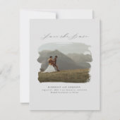 Bohemian Modern Minimalist Save the Date Photo (Voorkant)