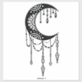 Bohemian Moon Sticker (Vel)