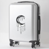 Bohemian Moon Sticker (Koffer)