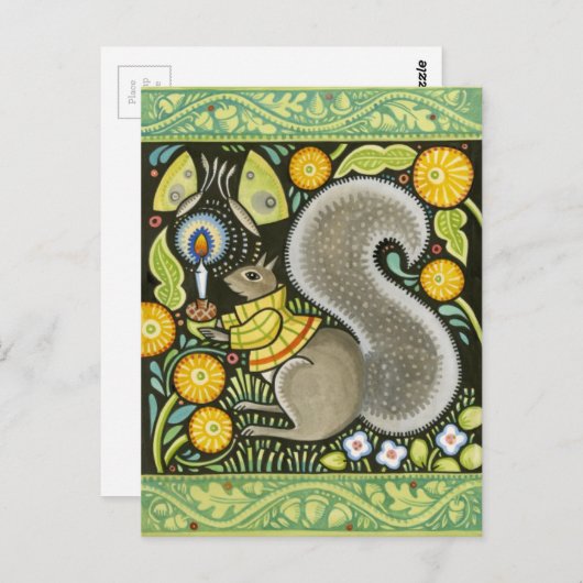 BOHEMIAN MOOSHKA ART BRIEFKAART (Voorkant / Achterkant)