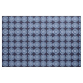 Bohemian Navy Blue Tie Dye Mandala Stof (Yard (91,4 cm))