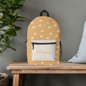 Bohemian Neutral Sun Aangepaste Naam Bedrukte Rugzak