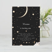 Bohemian Nightsky Galactic Verjaardag Kaart (Staand voorkant)