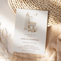 Bohemian Nursery Scene Baby shower