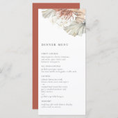 Bohemian Oasis Wedding Menu (Voorkant / Achterkant)