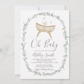 Bohemian Oh Baby shower Uitnodiging (Voorkant)