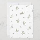 Bohemian Oh Baby shower Uitnodiging (Achterkant)