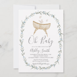 Bohemian Oh Baby shower Uitnodiging