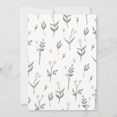 Bohemian Oh Baby shower Uitnodiging (Achterkant)