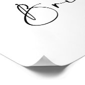 Bohemian Orchard Pampas Vrijgezellenfeest Welkomst Poster (Hoek)